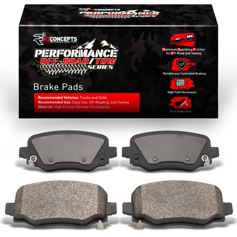 Jeep Cherokee Brake Pads - Rear - R1 Concepts - Off-Road/Tow - `14-`23